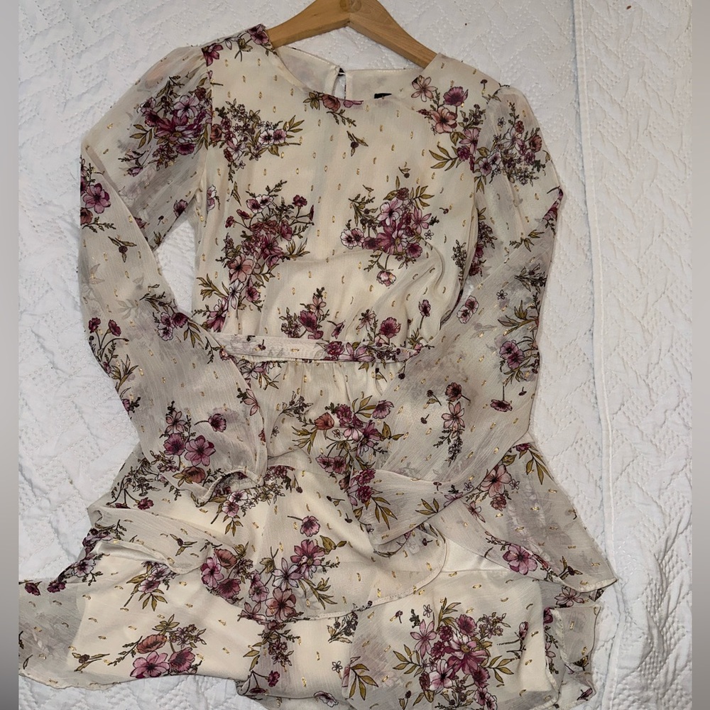 Sparkling floral dres